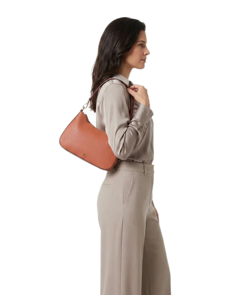 Lauren Ralph Lauren Danni 26 Sac porté épaule red terracotta