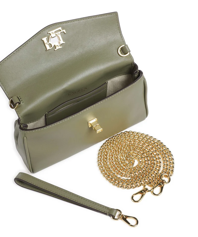 Lauren Ralph Lauren Tanner Large Sac bandoulière sage green