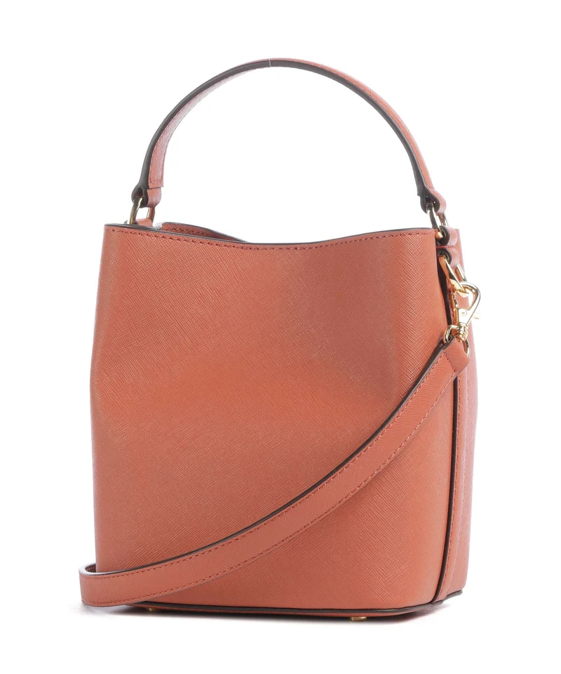 Lauren Ralph Lauren Reese Small Sac seau red terracotta