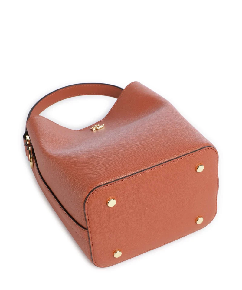 Lauren Ralph Lauren Reese Small Sac seau red terracotta