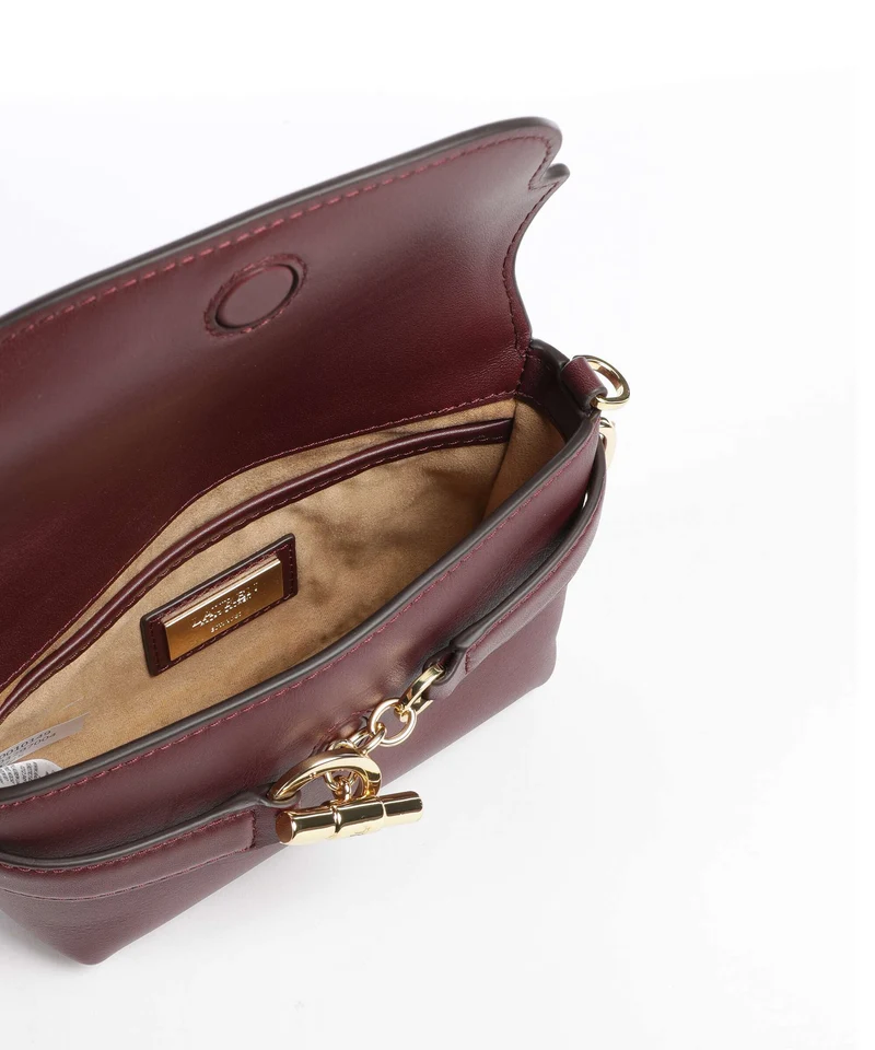 Lauren Ralph Lauren Blaike Small Sac bandoulière dark garnet