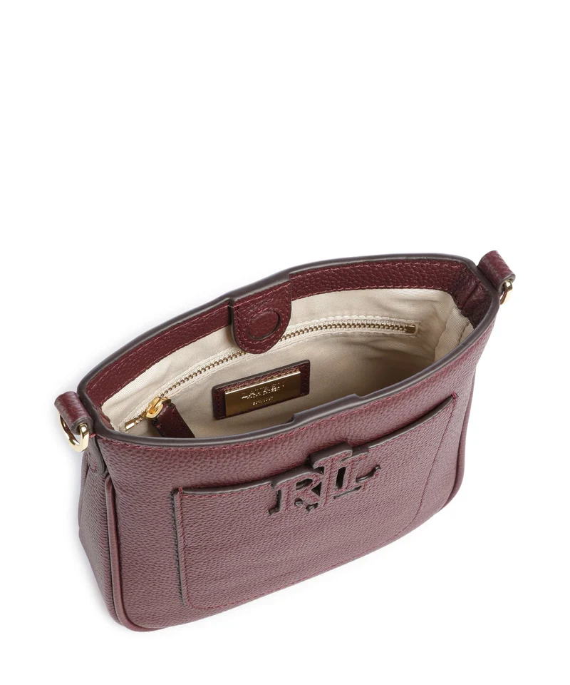 Lauren Ralph Lauren Cameryn Small Sac bandoulière dark garnet