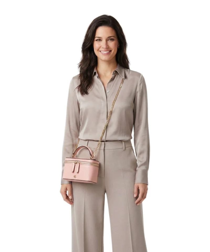 Lauren Ralph Lauren Hallee Small Sac bandoulière pink rhodonite