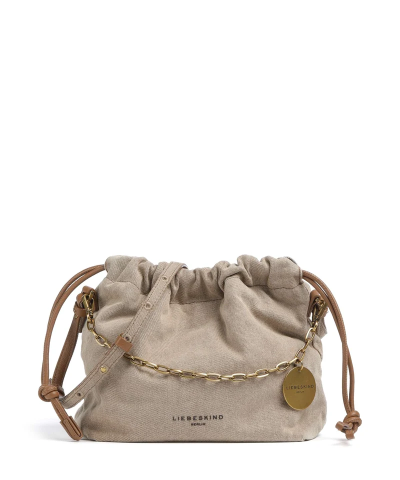 Liebeskind Lya II Denim S Sac seau beige
