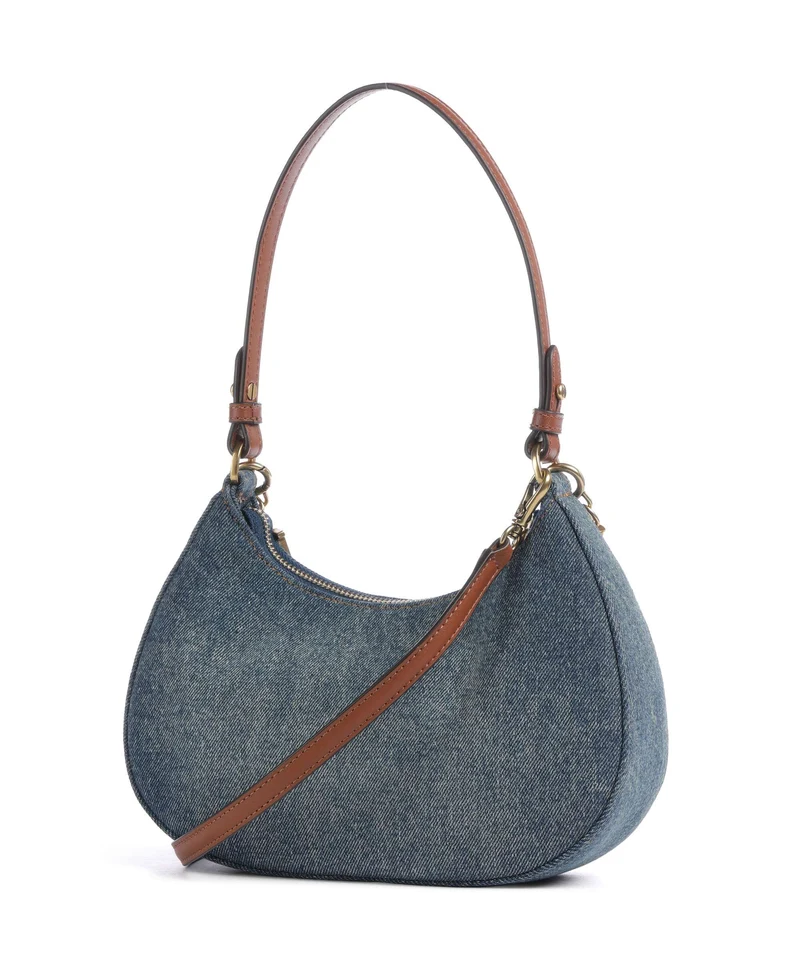 Lauren Ralph Lauren Marcy Medium Sac porté épaule oxford blue/lauren tan