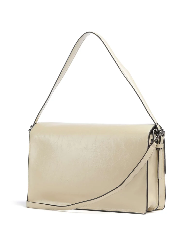 Liebeskind Audrey Recycled Lack Distressed M Sac porté épaule biscotti