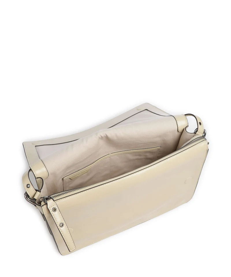 Liebeskind Audrey Recycled Lack Distressed M Sac porté épaule biscotti