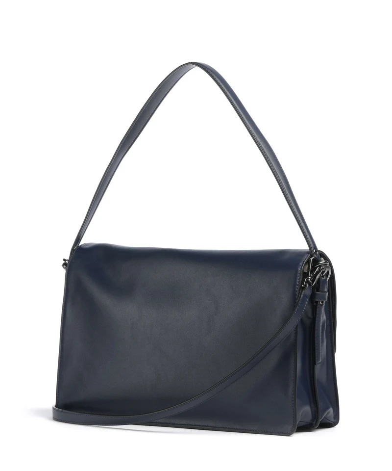 Liebeskind Audrey Recycled Soft Calf M Sac porté épaule peacoat