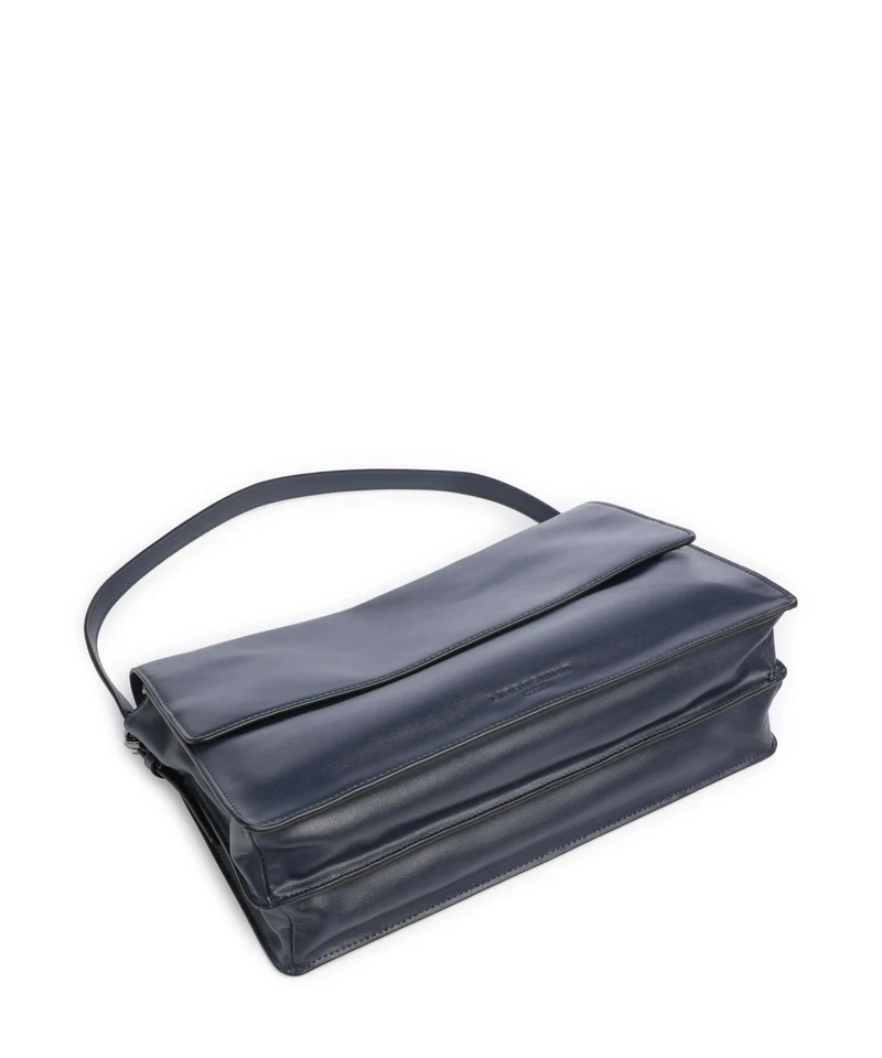 Liebeskind Audrey Recycled Soft Calf M Sac porté épaule peacoat