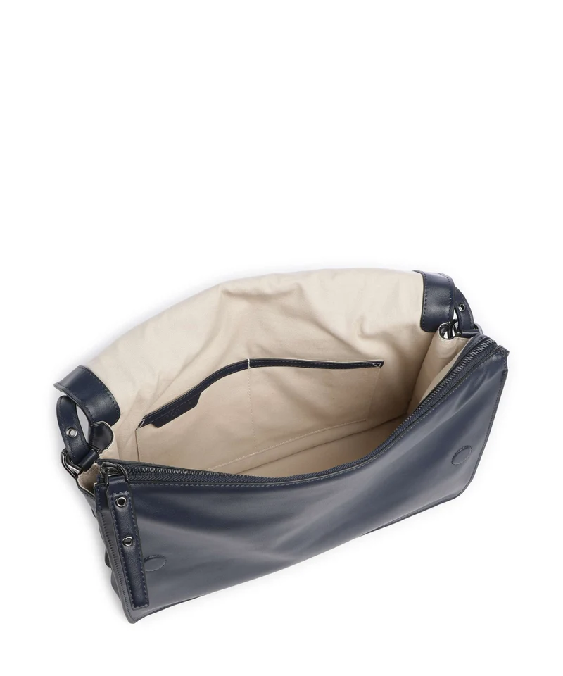 Liebeskind Audrey Recycled Soft Calf M Sac porté épaule peacoat