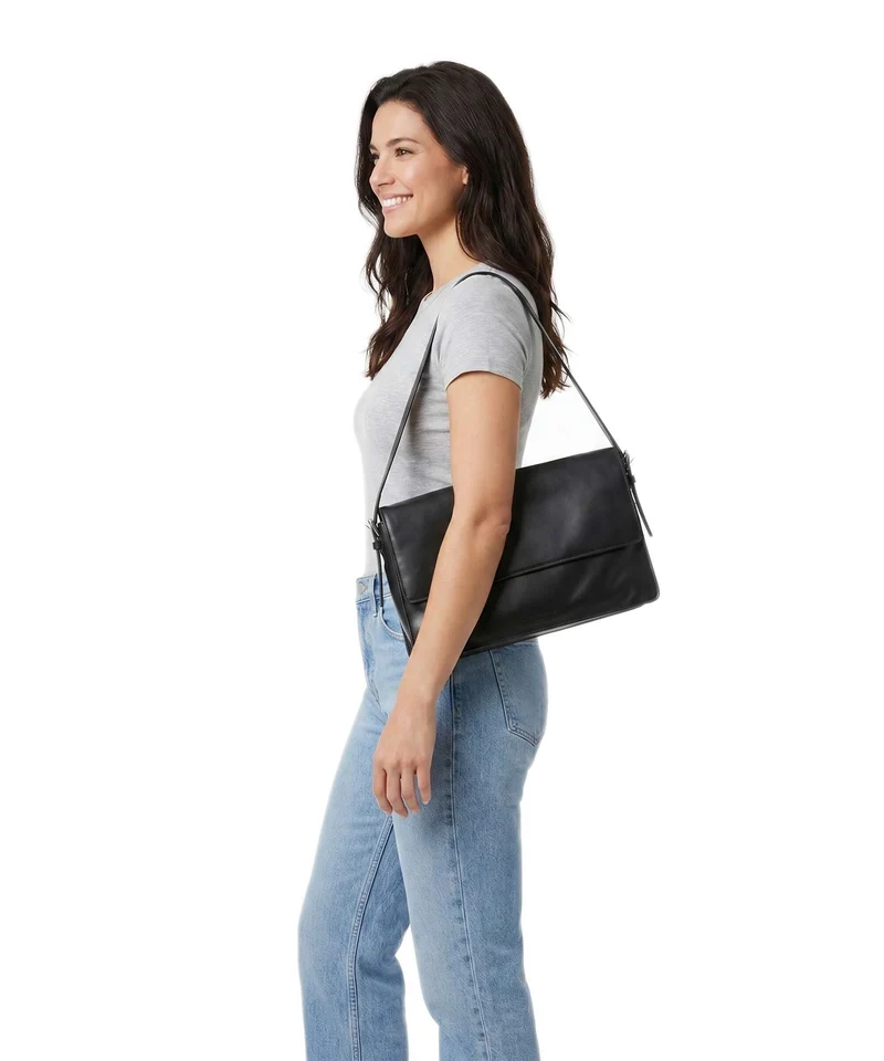 Liebeskind Audrey Recycled Soft Calf M Sac porté épaule black