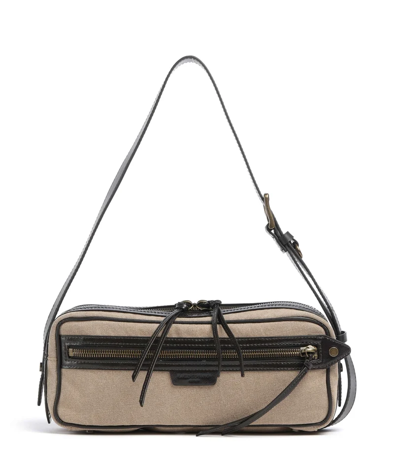 Liebeskind Juno Denim S Sac porté épaule beige