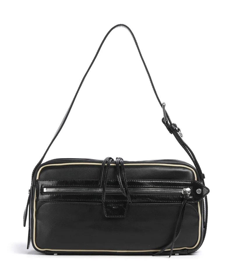 Liebeskind Juno Recycled Soft Calf M Sac porté épaule black
