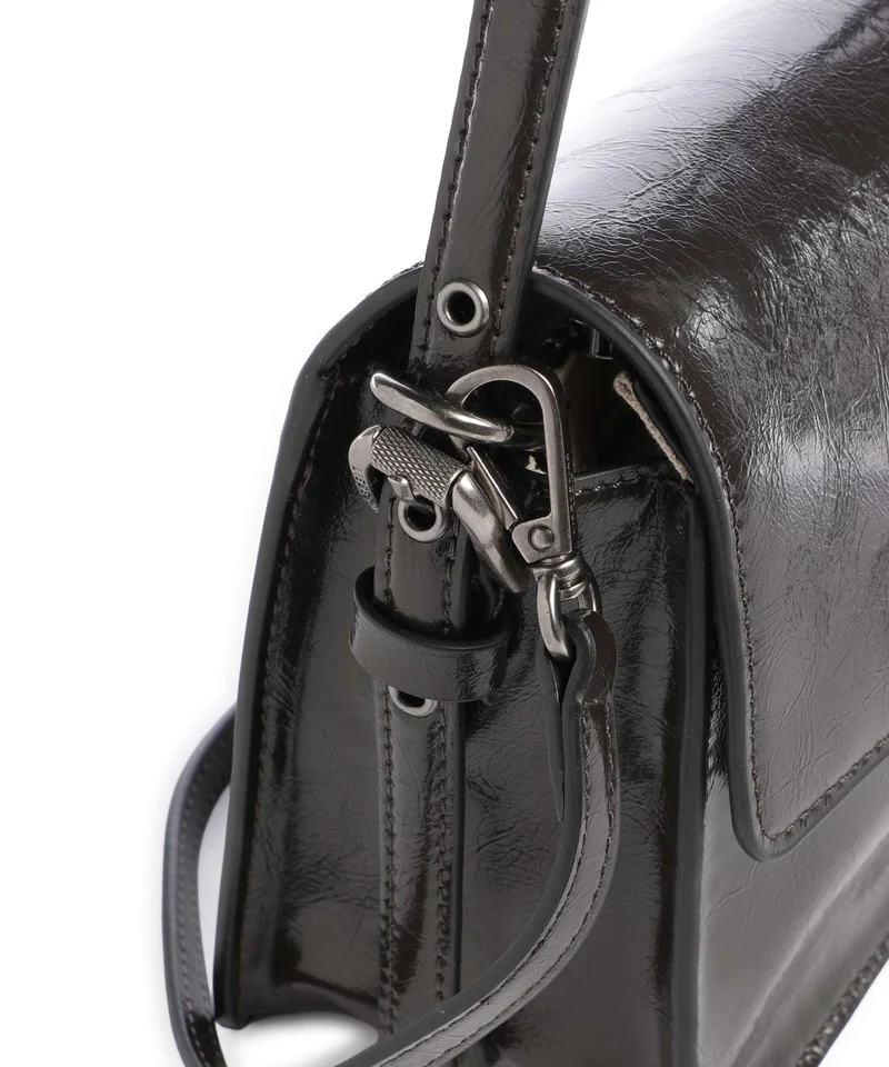 Liebeskind Audrey Recycled Lack Distressed S Sac porté épaule deep soil