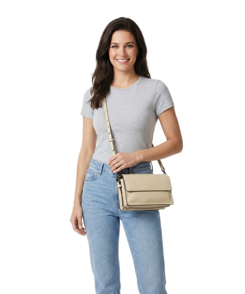 Liebeskind Audrey Recycled Soft Calf S Sac porté épaule biscotti