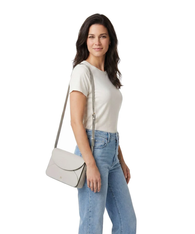 DuDu Bags Colorful Agnese Sac bandoulière pearl grey