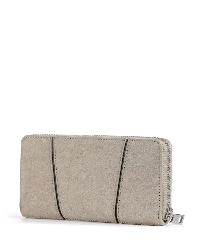 Liebeskind Una Gigi Recycled Suede L Portefeuille beige