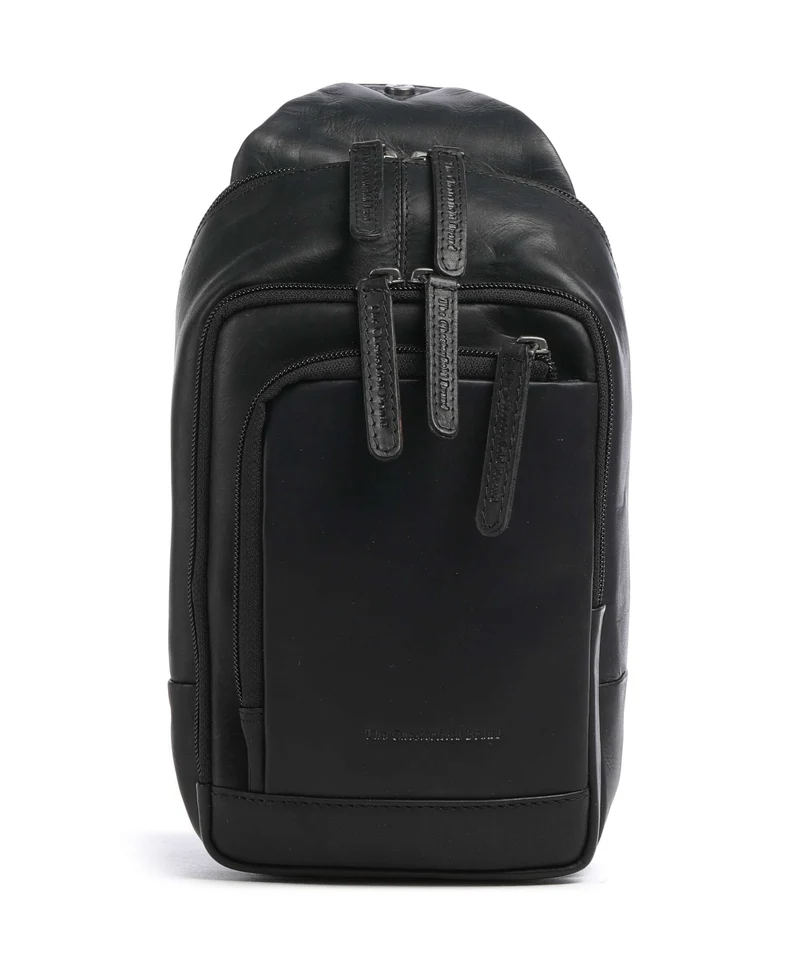 The Chesterfield Brand Wax Pull Up Cow Riga Sac sling black