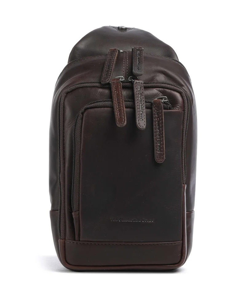 The Chesterfield Brand Wax Pull Up Cow Riga Sac sling brown