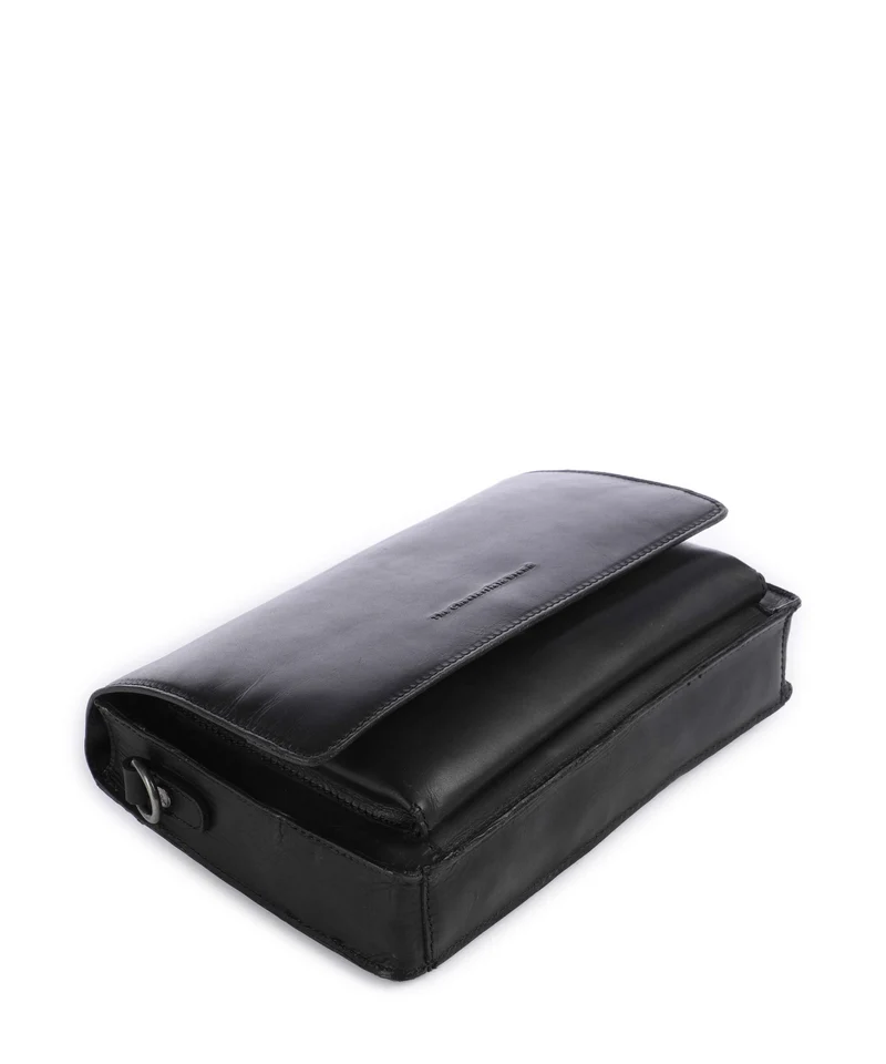 The Chesterfield Brand Wax Pull Up Cow Aviles Sac porté épaule black