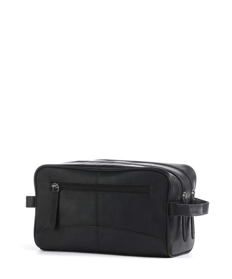 The Chesterfield Brand Wax Pull Up Cow Stacey Trousse de toilette black