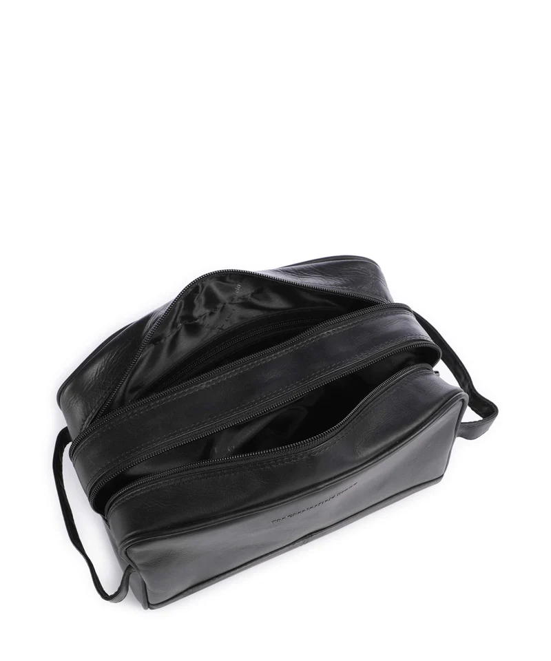 The Chesterfield Brand Wax Pull Up Cow Stacey Trousse de toilette black