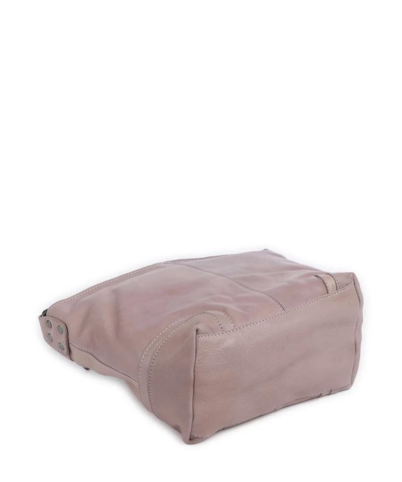 The Chesterfield Brand Washed Waxed Cow Lucy Sac porté épaule lavender lilac