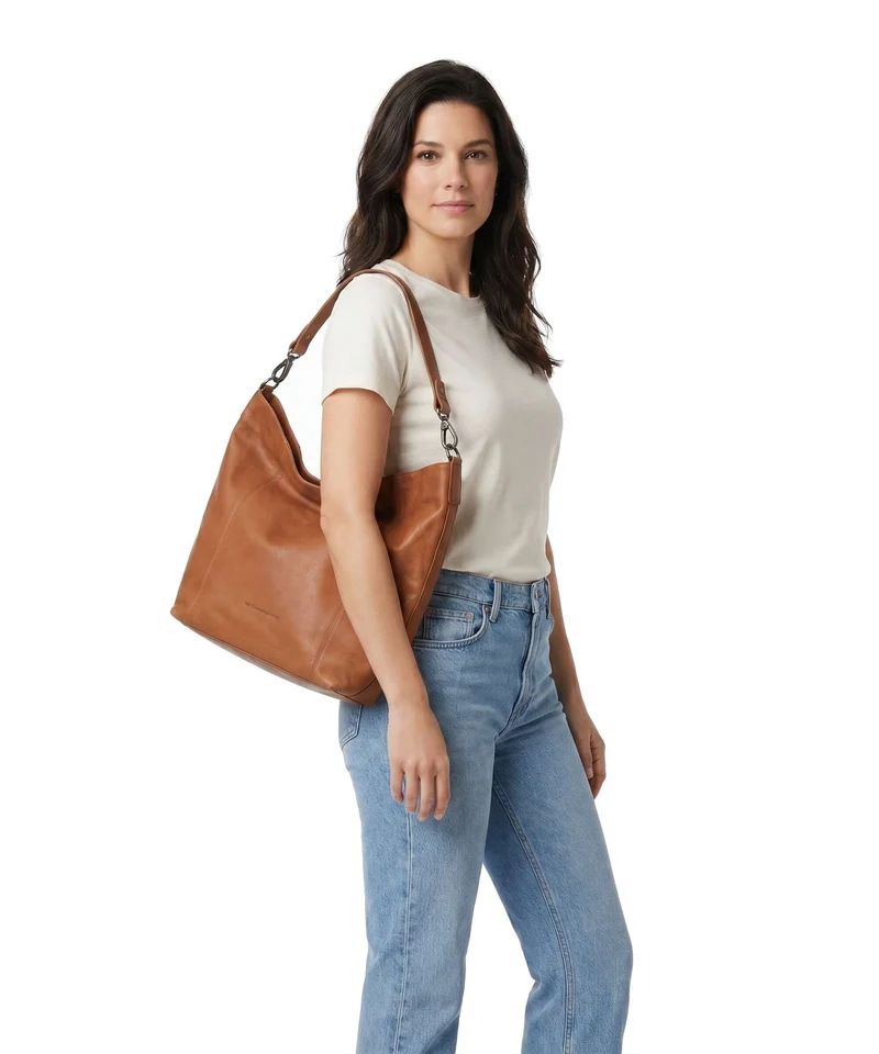 The Chesterfield Brand Wax Pull Up Cow Zira Sac fourre-tout cognac