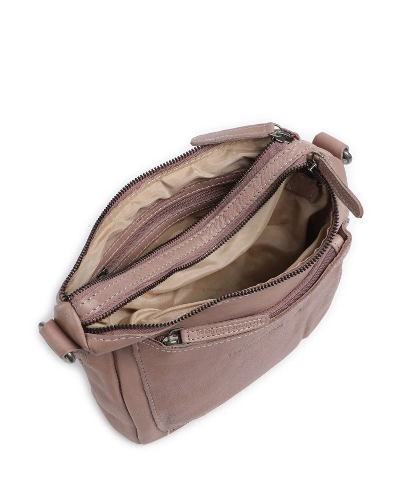The Chesterfield Brand Washed Waxed Cow Caroline Sac bandoulière lavender lilac