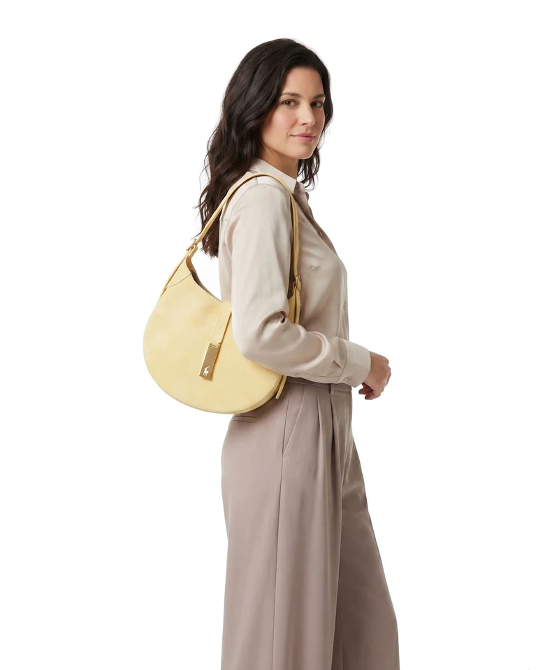 Polo Ralph Lauren ID Collection Small Sac porté épaule lemon meringue