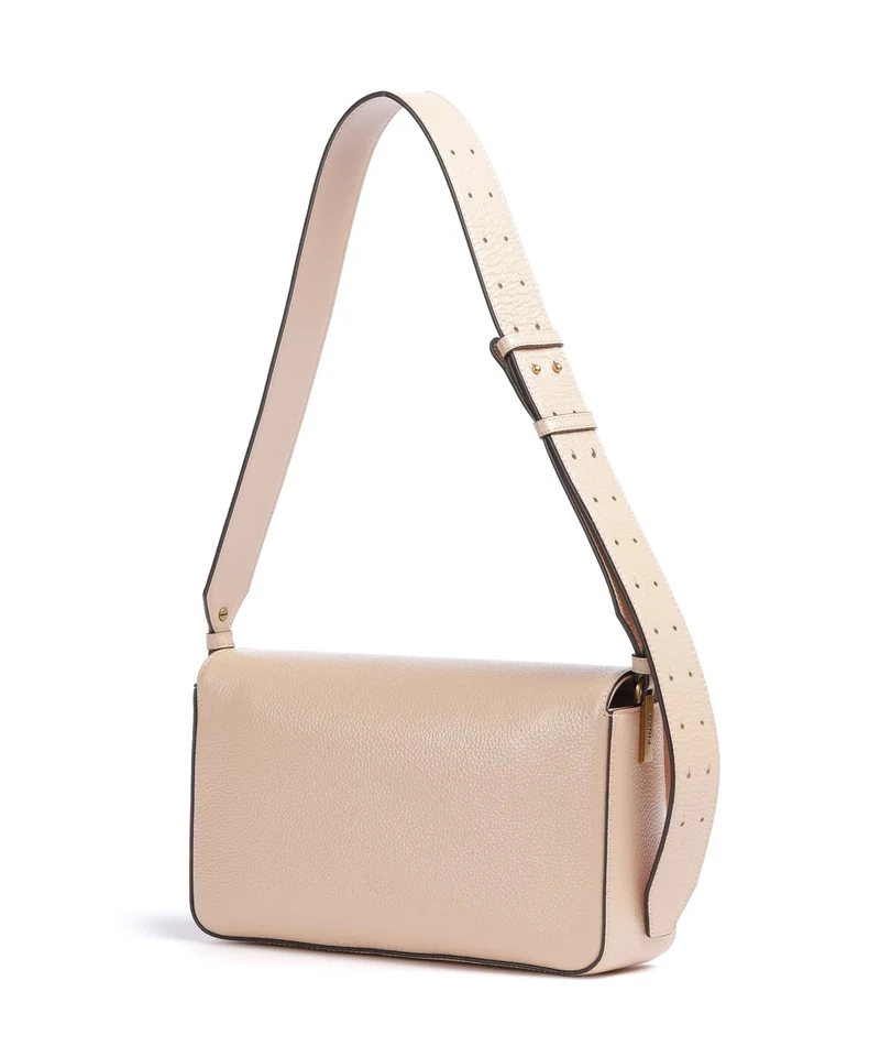 Pinko Love One Classic Slouchy Sac porté épaule light pink/antique gold
