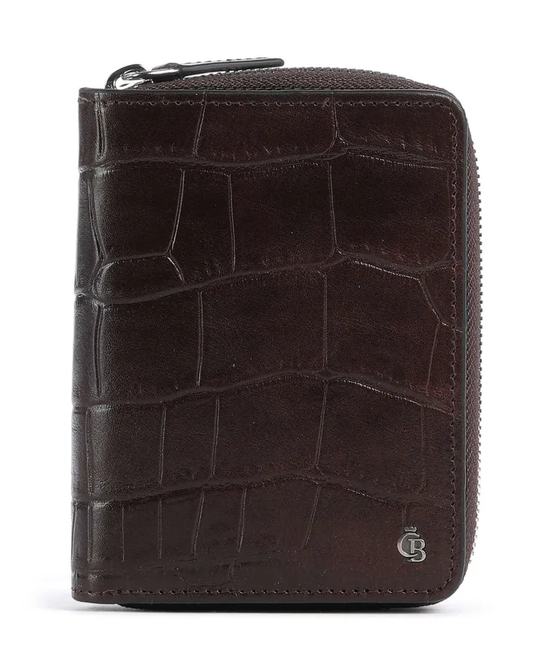 Castelijn & Beerens Croco Portefeuille mocca