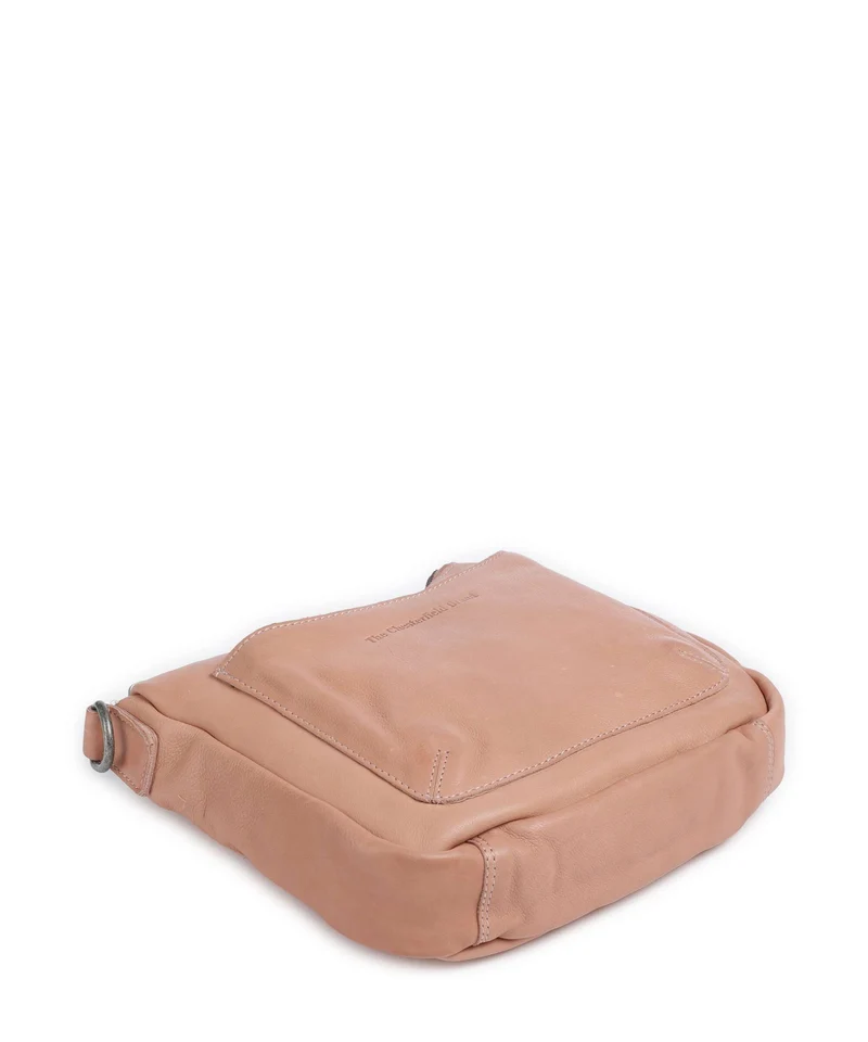 The Chesterfield Brand Washed Waxed Cow Caroline Sac bandoulière vintage rose