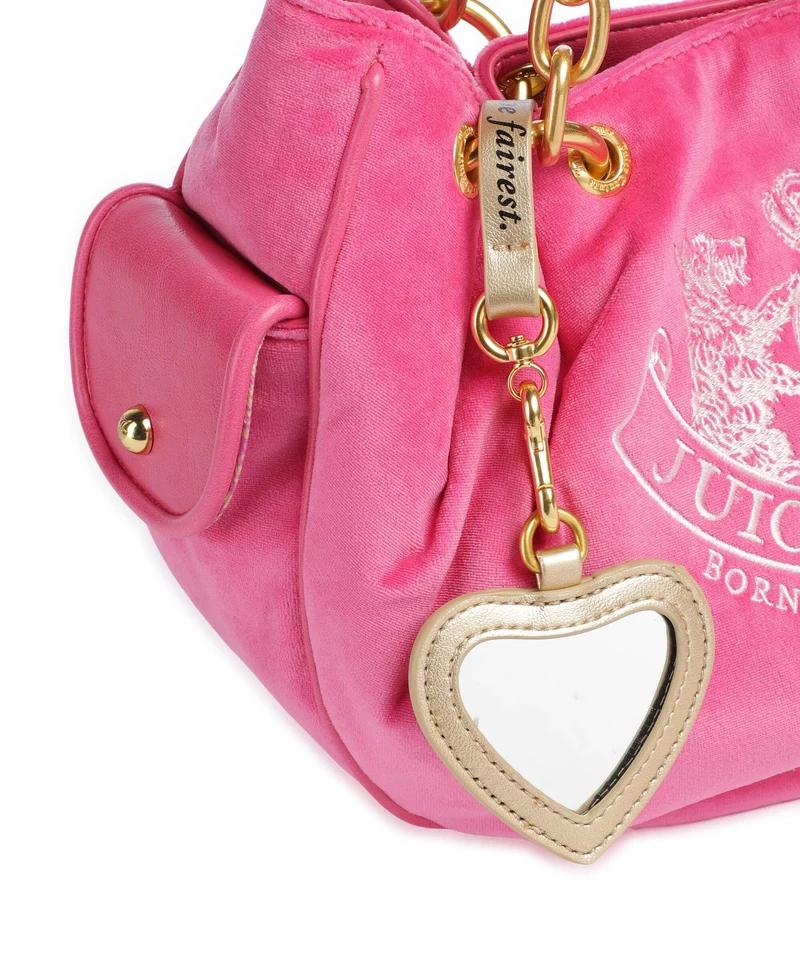 Juicy Couture Daydreamer Classic Crest M Sac fourre-tout pink yarrow