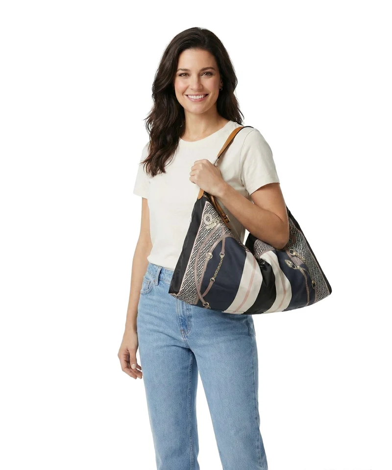 Liu Jo Foulard Sac fourre-tout st metall nero