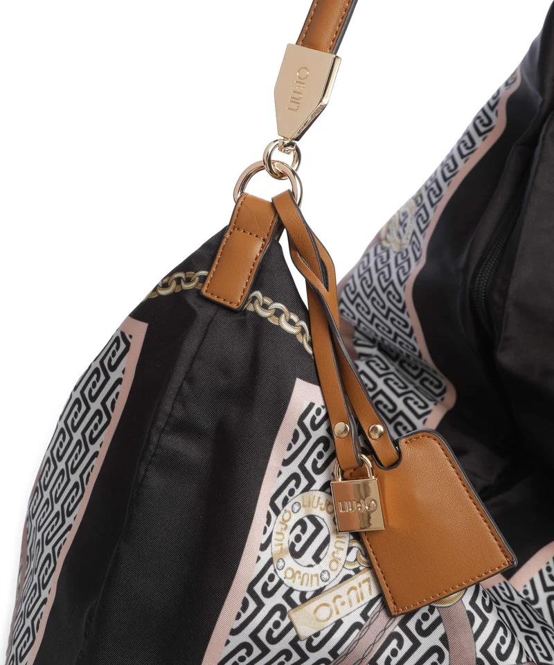 Liu Jo Foulard Sac fourre-tout st metall nero