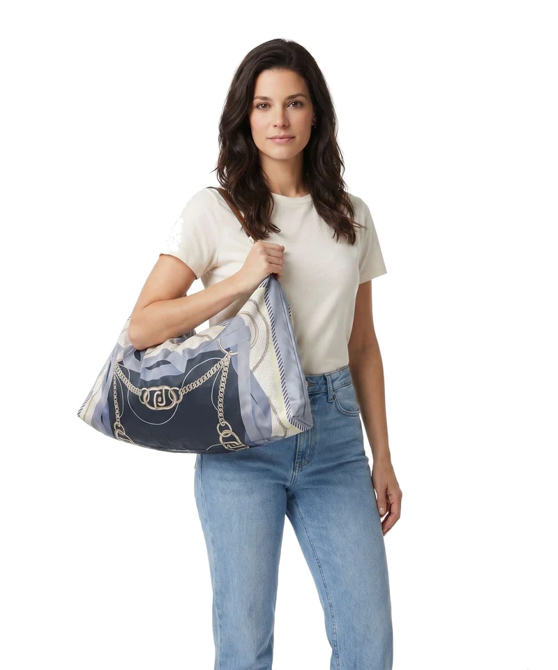 Liu Jo Foulard Sac fourre-tout st metall/light denim
