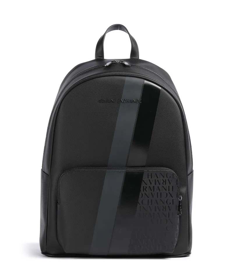 Armani Exchange Dylan Sac à dos black/gunmetal/shiny black