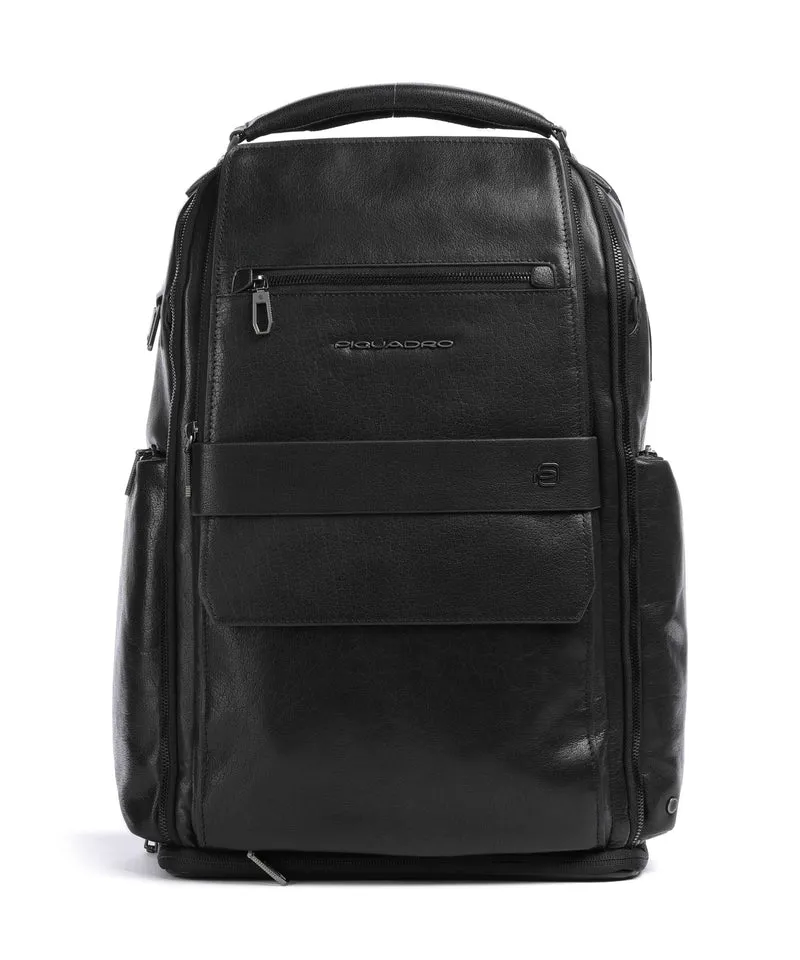 Piquadro Solm Sac à dos de voyage black