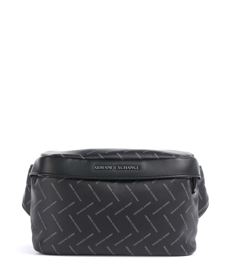 Armani Exchange Ginevra Printed Sac banane black/chiseled stone
