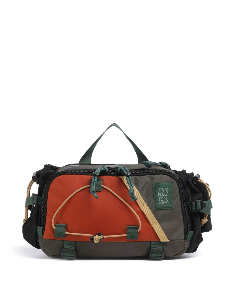 Topo Designs Mountain Hydro Sac banane woodland/terracotta