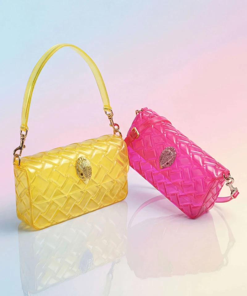 Kurt Geiger Jelly Kensington Sac porté épaule yellow