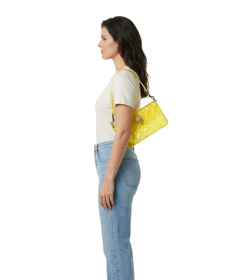 Kurt Geiger Jelly Kensington Sac porté épaule yellow