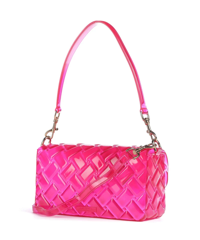 Kurt Geiger Jelly Kensington Sac porté épaule fuchsia