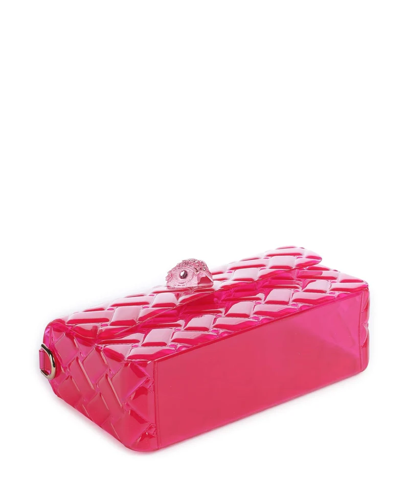 Kurt Geiger Jelly Kensington Sac porté épaule fuchsia