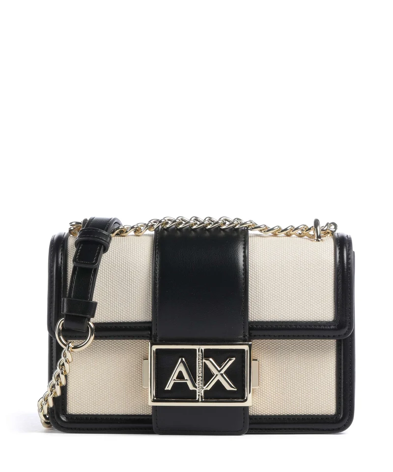 Armani Exchange Wonder S Sac porté épaule natural/black
