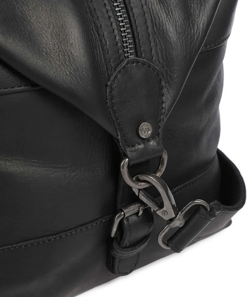 The Chesterfield Brand Wax Pull Up Cow Portsmouth 2 Sac week-end black