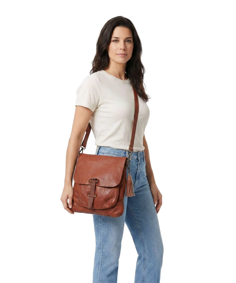 Taschendieb Wien Kohlmarkt 1 Sac bandoulière cognac