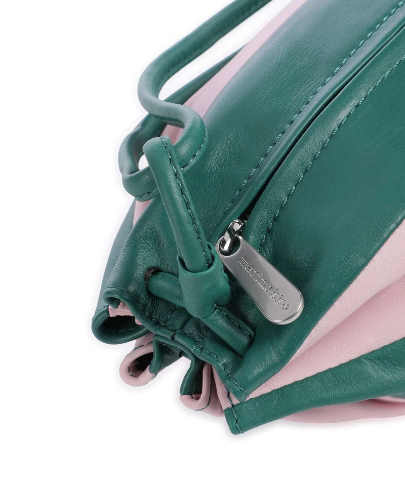 Marimekko Karla Pikku Sac bandoulière light pink/dark green