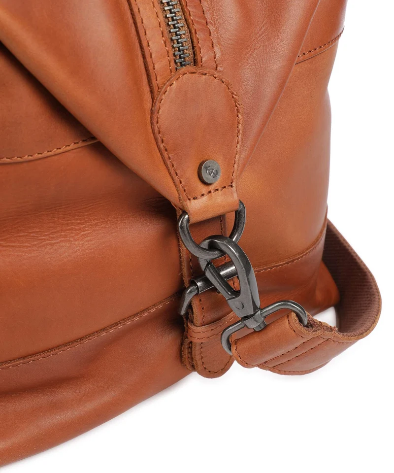 The Chesterfield Brand Wax Pull Up Cow Portsmouth 2 Sac week-end cognac